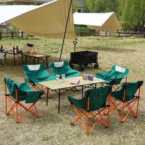 Silla Plegable Portátil Ultraligera de Alta Calidad con Logotipo Personalizado, Marco de Aluminio, para Campamento, Picnic y Pesca al Aire Libre - Product Image 1