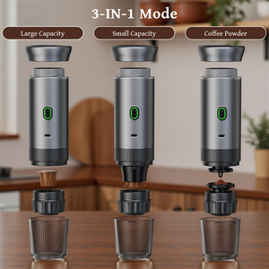 Wholesale 3-in-1 Portable Espresso Coffee Maker Mini Automatic Heating Easy-to-Clean Hot Water System for Household <b>Car</b> Use - Product Image 4