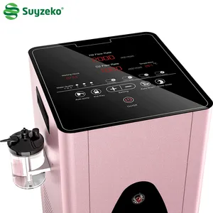 Suyzeko New Design Big Touch Screen Oxyhydrogen Oxygen Generator H2 Brown Gas molecular hydrogen Inhalation Machine 3000mL