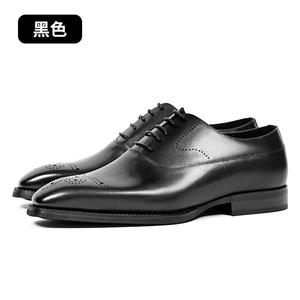 รองเท้าหนังผู้ชายระดับไฮเอนด์ สไตล์คลาสสิก สำหรับงานแต่งงาน ธุรกิจ และโอกาสพิเศษ ตัดเย็บตามสั่ง ระบายอากาศได้ดี น้ำหนักเบา - Product Image 6