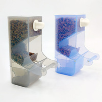 Nouveau produit mangeoire en plastique pour petits oiseaux caille mangeoire automatique pour animaux de compagnie pour oiseaux