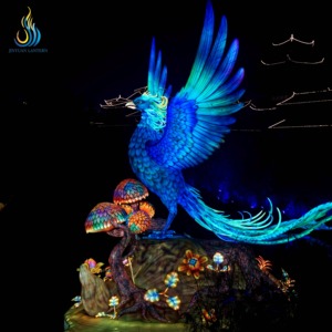 Grande Lanterna in Ferro a Forma di Uccello - Lanterna Realistica per Festival, Festa del Papà e Laurea, per Uso Esterno - Product Image 2