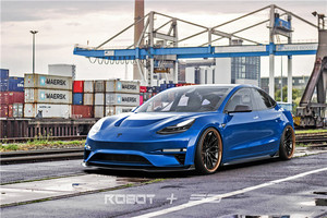ชุดแต่ง ZNDR Tesla Model 3 RT รุ่นใหม่ ประกอบด้วยกันชนหน้า/หลัง สเกิร์ตข้าง ฝากระโปรงหน้า ดิฟฟิวเซอร์หน้า ติดตั้งแบบขันสกรู - Product Image 5