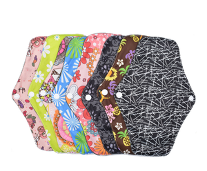 Serviettes Hygiéniques Menstruelles en Tissu Réutilisables Lavables en Bambou pour Femmes - Product Image 1