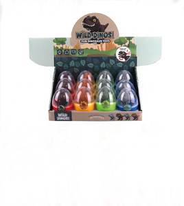 Combinaison de quatre couleurs Simulation réaliste en plastique modèle jouets dinosaures <span class=keywords><strong>sauvages</strong></span> et oeufs <span class=keywords><strong>animaux</strong></span> porte-clés morsure doigt cadeau porte-clés - Product Image 1
