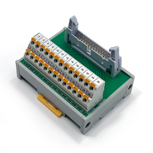 26 kênh 24VDC Din Rail gắn giao diện khối thiết bị đầu cuối In-Line chèn thiết kế để cài đặt dễ dàng - Product Image 2