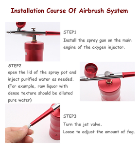 Aérographe <span class=keywords><strong>Pro</strong></span> rechargeable, kits de maquillage à air comprimé, compresseur d'air, pulvérisation portable, mini aérographe pour la beauté et l'usage domestique - Product Image 6