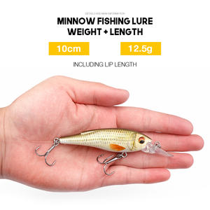 Eau salée Long de Coulée naufrage minnow leurre de <span class=keywords><strong>pêche</strong></span> jigging lure ice bent minnow leurre - Product Image 2