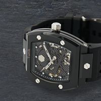 Montre mécanique automatique chronographe de luxe pour homme, boîtier en céramique 44 mm, haute qualité, personnalisable, très vendue