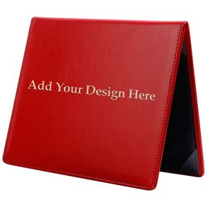 Customized Gold Stamping Honor Diploma Certificate Cover Red Leather File Certificate Cover Folder with Two <b>Plastic</b> <b>clear</b> <b>Sheets</b> - Product Image 1