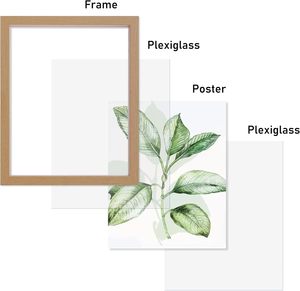 Wholesale <b>Cheap</b> Simple Black Wood Photo <b>Frame</b> A1/A2/A3/A4/A5 4x6-24x36 Sizes - Product Image 2