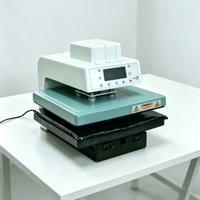 Presse à chaleur automatique 38*38cm, presse à transfert thermique multi-tailles pour l'impression de t-shirts à manches courtes et de vêtements