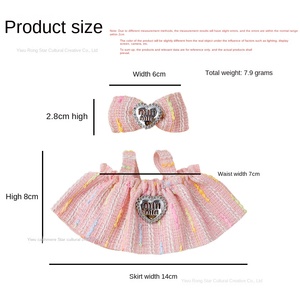 Robe de poupée Kt de 17 cm, style fantaisie, petite, parfumée, avec jupe de costume de style occidental et tissu extensible pour longues <span class=keywords><strong>jambes</strong></span>, tendance et cool, Chine - Product Image 4