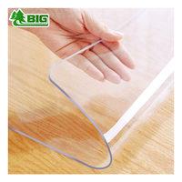 Nappe en PVC Boligao, taille personnalisée, transparente, en vinyle, facile à nettoyer, résistante à l'huile, protection de table pour toutes les tables