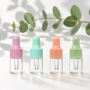 ขวดแก้วใสขนาดเล็กแบบหยดสำหรับเครื่องสำอาง ขายส่งจากผู้ผลิต - Product Image 3