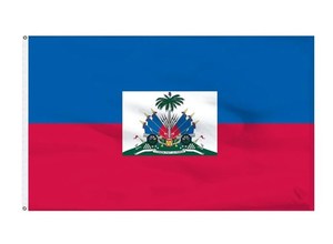 Wholesale Custom Printing 100% Polyester 3X5 FT Sublimation Haiti Country <b>Flag</b> Haitian <b>Flag</b> - Product Image 2