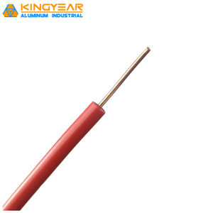 สายไฟฟ้าไนล่อนหุ้มฉนวนโพลีไวนิลคลอไรด์สายไฟฟ้าเดี่ยว THHN 600V เส้น - Product Image 2