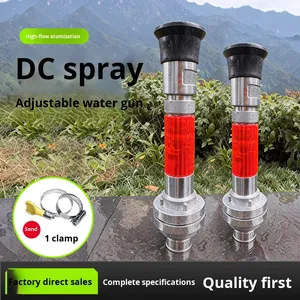 <span class=keywords><strong>Pistolet</strong></span> à eau de jardinage agricole de haute qualité, avec buse réglable, connecteur en alliage d'aluminium, haute pression, pulvérisation DC, noir - Product Image 3