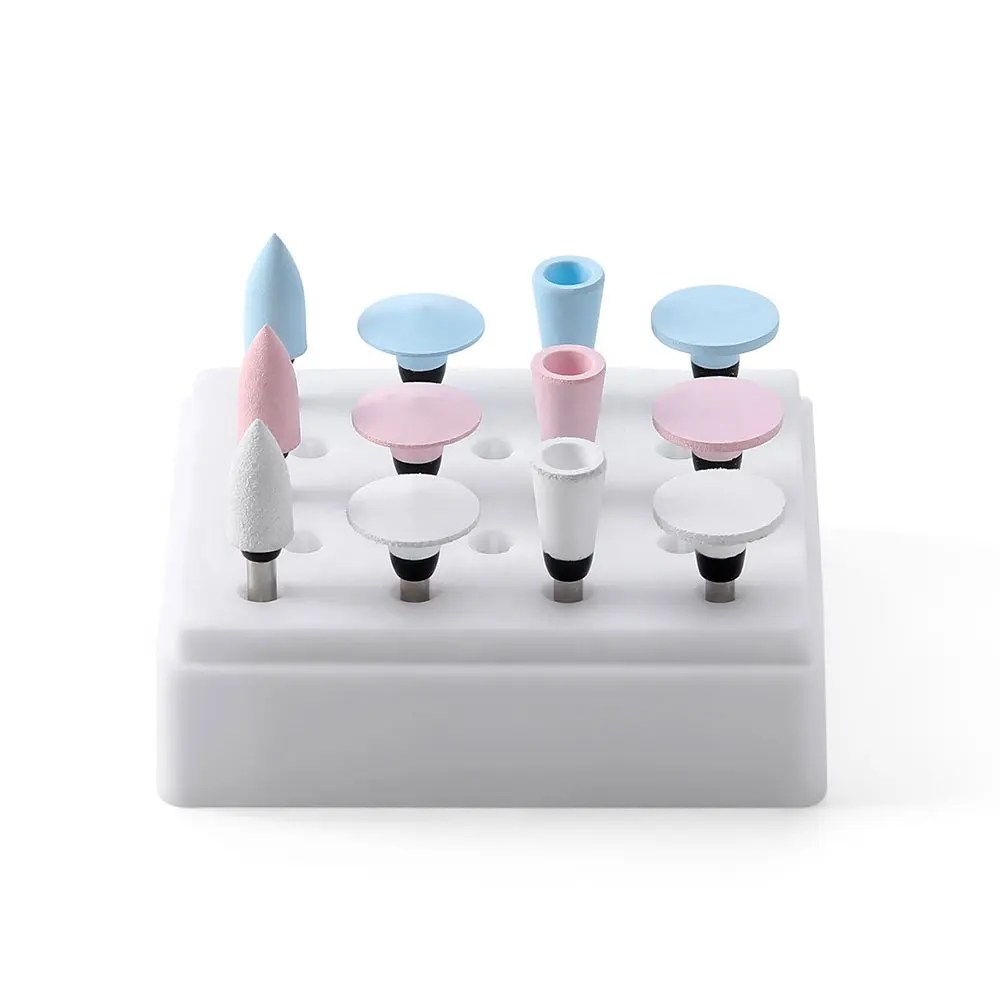 Kit di fresa per lucidatura dentale in Silicone utilizzato per la finitura e la lucidatura di restauri compositi