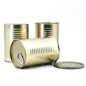 7110 # 可回收批发价空425g 500g金属包装锡罐制造商用于食品罐头