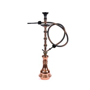 Farida Luxury Solid Brass Hookahs Pulse Casting Oxibrass Welding Bent Type <b>Mini</b> Copper Oxide Mirror Finish Heavy Logo Tray - Product Image 1