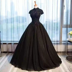 Buy In Bulk Black High Neck Gown High-Quality Hand-Beaded Lace | Alibaba.com Buy In Bulk Black High Neck Gown High-Quality Hand-Beaded Lace | Alibaba.com