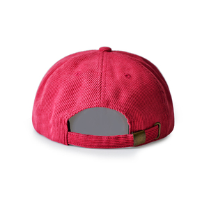 Vintage 5 Panel Corduroy Snapback Hat Custom 3D Embroidery Logo Unstructured Camp <strong>Cap</strong> <strong>for</strong> <strong>Men</strong> Women - Product Image 4