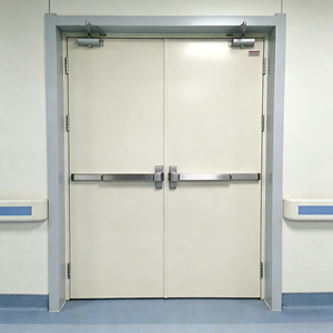 Puerta de Salida de Emergencia Contra Incendios, Fabricada en Acero para Exteriores, Certificación UL, Resistente al Fuego Durante 90 Minutos, Resistente a la Corrosión, 36 Años de Experiencia en Fabricación ODM/OEM - Product Image 1