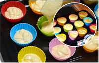 Junior Backwerkzeug-Set - 17-teiliges Umweltfreundliches Silikon-Kit mit Echten Kochutensilien & Rezepten für Kinder