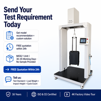 Testeur d'oscillation et d'impact pour bagages HK-510 20cpm, machine de test de secousses pour poignées de valises, idéal pour l'assurance qualité des usines de sacs de voyage et des laboratoires.