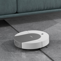 Robot aspirateur intelligent 3-en-1 pour la maison et le bureau, avec contrôle par application et télécommande, pour balayer, aspirer et laver les sols