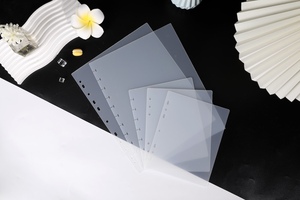 Bán buôn Loose-Leaf xoắn ốc máy tính xách tay a4a5a8 chất kết dính <span class=keywords><strong>PP</strong></span> Index Tab trang Pocket Divider hot item - Product Image 3