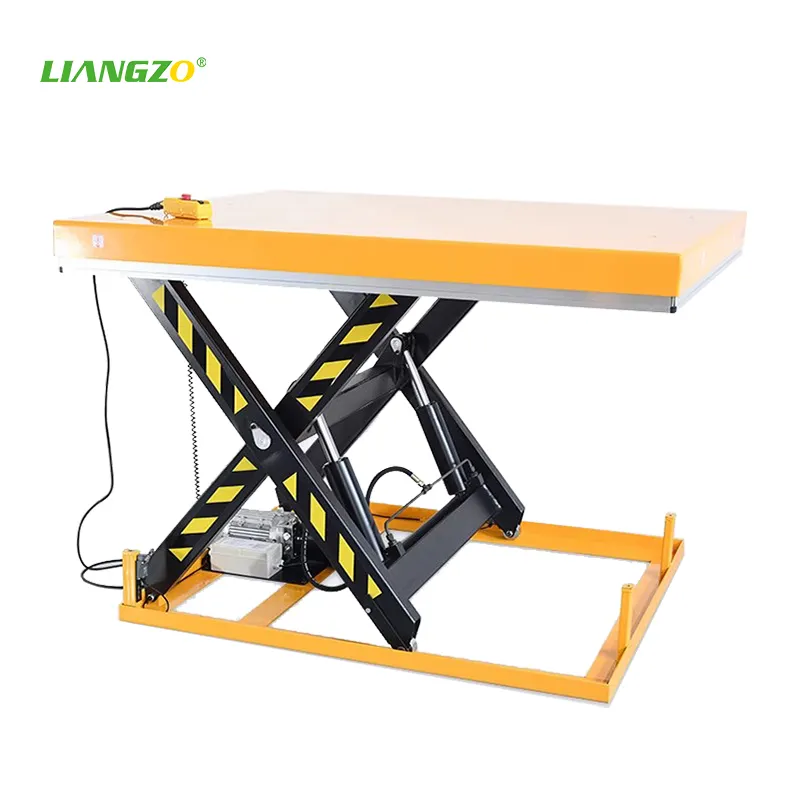 LIANGZO効率的な製品手動リフティング用途向けの電気油圧リフトテーブル