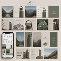 Kit de lancement de marque VI : Conception de logo, étiquette, emballage, image principale AMZ, site Web, vidéo pour réseaux sociaux, pour service OEM de marque privée Pro