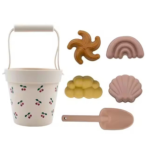 Juego de juguetes de playa y arena de silicona no tóxica al por mayor OEM que incluye cubo de arena para niños - Product Image 2