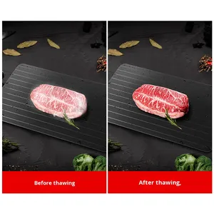 Tabla de Descongelación Rápida para Cocina Doméstica, Dispositivo para Descongelar Carne y Mariscos, Plato de Aluminio Yongkang, Venta al Por Mayor Transfronteriza - Product Image 5
