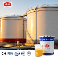 Peinture bicomposante PU30 65 à film épais anti-âge pour la finition extérieure et la protection anticorrosion des réservoirs de stockage de l'industrie chimique