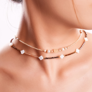 Hotsale Exquisite Daily Wear <strong>Pearl</strong> Beads <strong>Necklace</strong> Vintage Zircon Fashion Elegant Natural Stone <strong>Pendant</strong> <strong>Necklace</strong> - Product Image 6
