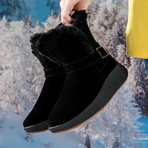 <span class=keywords><strong>Bottes</strong></span> chaudes pour femme, <span class=keywords><strong>bottes</strong></span> courtes légères pour la neige, semelle souple, design antidérapant pour un usage quotidien en <span class=keywords><strong>hiver</strong></span> et un confort par temps froid - Product Image 5