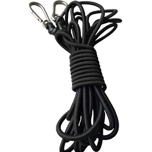 Cuerda de acero inoxidable con mosquetones de 10 m y ganchos de resorte para sujeción en exteriores - Product Image 4