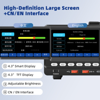 KUAIQU KQ7901-80-20 80V 20A 400W Catu Daya DC Terprogram dengan Layar TFT 5-Digit dan Grafik Kurva untuk Uji Penuaan Industri