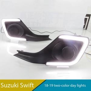 Prix de gros d'usine, feux de jour LED modifiés pour voiture avec clignotant jaune, feux antibrouillard pour Suzuki Swift 20182019 - Product Image 4
