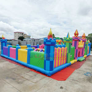 Parque de atracciones inflable gigante al aire libre, juegos inflables, casa de brinco, pista de obstáculos, equipos de juegos infantiles - Product Image 3