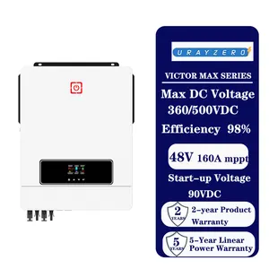 Urayzero Victor Max Series On/Off Grid Solar Inverter 7.2KW 8.2KW 10.2KW Hybrid Solar Inverter Dual Output