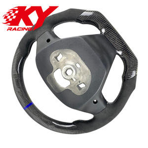 Volante Deportivo Personalizado de Fibra de Carbono y Cuero para Ford Fiesta MK7 MK4 MK3 ST180 MK7.5 2008-2015 - Product Image 3