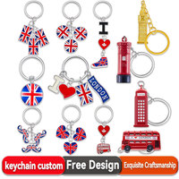 Porte-clés personnalisé en forme d'ours, peint au lithium, en zinc, cadeau de naissance personnalisable, motif ours personnalisé