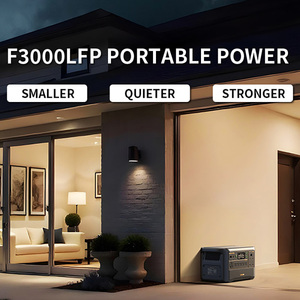 Outdoor Car Compatible 3600W 3072Wh LiFePO4 Portable Power Station F3000LFP with Pure Sine Wave Inverter High Power Generator - Product Image 5