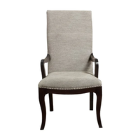 Mobilier de Salle à Manger de Luxe Style Saoudien, Table et Chaises Rondes en Chêne Massif, Matière Bois, pour 4 à 6 Personnes, Livré à Dubaï et au Qatar