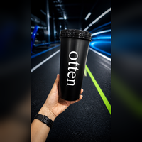 Shaker à protéines personnalisé, écologique, avec couvercle en plastique PP, isolation thermique, compatible lave-vaisselle, pour la salle de sport, le sport, la remise en forme, l'eau