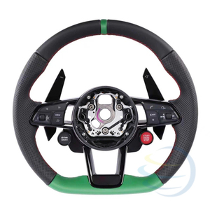 Volante Calefactable de Cuero Completo para Interiores de <span class=keywords><strong>Audi</strong></span> A3, A4L, A5, A6L, A7, Q2L, Q3, Q5, Q5L, Q7, TT, TTS Coupé, TT Roadster, TT RS - ¡Venta Caliente! - Product Image 3